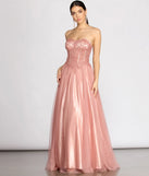 Jaime Floral Mesh Ball Gown