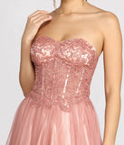 Jaime Floral Mesh Ball Gown