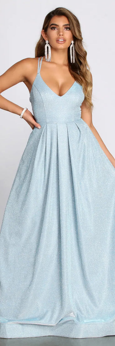 Jules Glitter Ball Gown