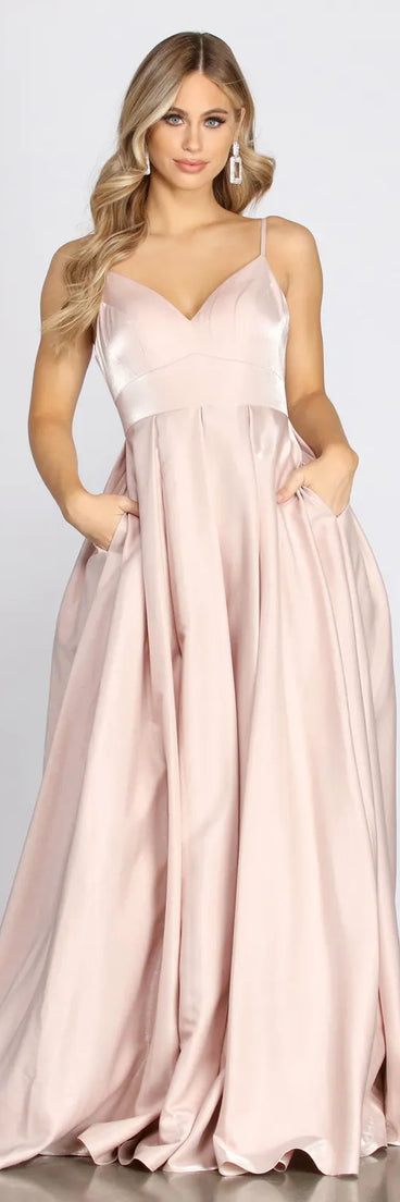 Jolie Formal Lace Up Gown