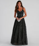 Sutton Sequin And Glitter Ball Gown
