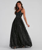 Sutton Sequin And Glitter Ball Gown