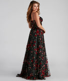 Katherine Floral Detailed Ball Gown