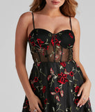 Katherine Floral Detailed Ball Gown