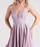 Alaya Woven Glitter A-Line Ball Gown