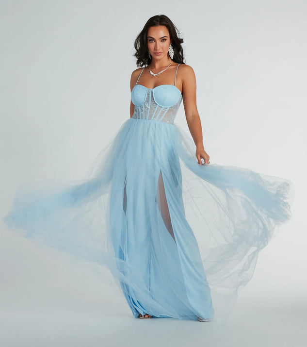 Hailey Formal Lace Bustier Dress | Windsor Hailey Formal Lace Bustier Dress | Windsor