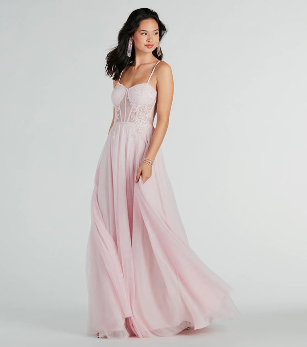 Alexandra Rhinestone Embroidered Tulle Ball Gown | Windsor Alexandra Rhinestone Embroidered Tulle Ball Gown | Windsor