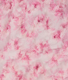 The Caitlyn Lace-Up Rose Floral A-Line Formal Dress is a stylish pink floral dress featuring a fresh seasonal print and flattering design, perfect for garden parties, bridal showers, Valentine's Day celebrations, or everyday spring styling.