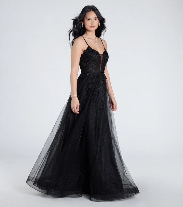 Alessa Lace-Up Corset A-Line Ball Gown | Windsor Alessa Lace-Up Corset A-Line Ball Gown | Windsor