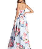 Adaline Strapless Floral Ball Gown