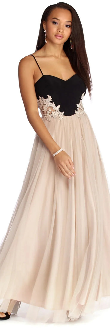 Brie Floral Sweetheart Ball Gown