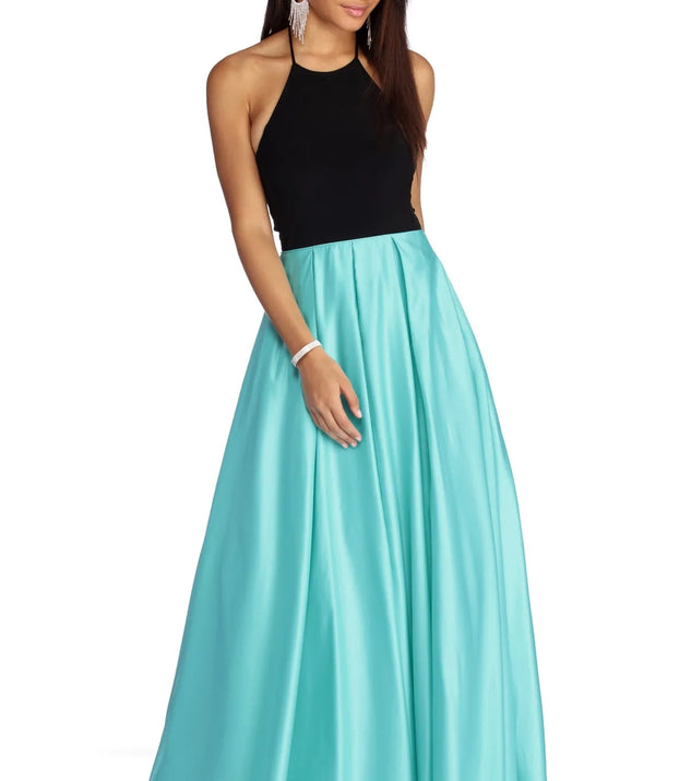 Caitlyn Formal Halter Ball Gown