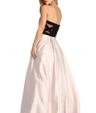 Marie Strapless Satin Ball Gown