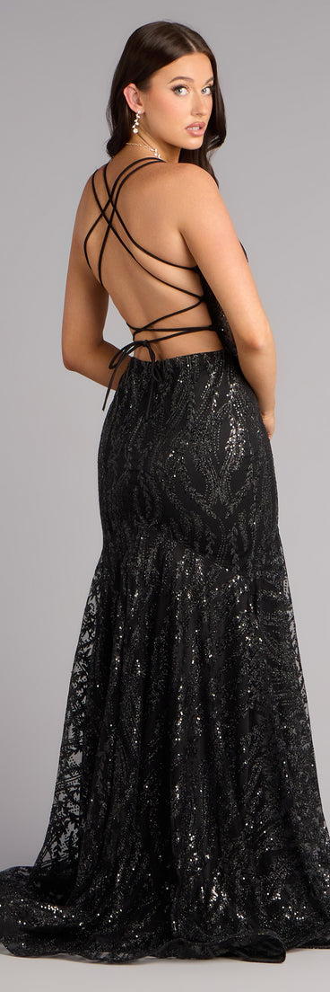 Pam Glitter Strappy Mermaid Ball Gown | Windsor Pam Glitter Strappy Mermaid Ball Gown | Windsor