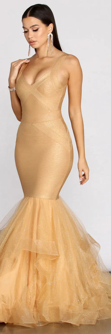 Corina Formal Bandage Tulle Dress