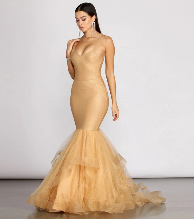 Corina Formal Bandage Tulle Dress