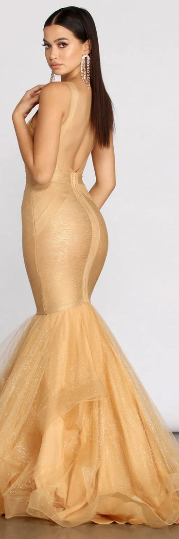 Corina Formal Bandage Tulle Dress