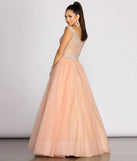 Demi Beaded Tulle Ball Gown
