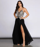 Imogen Metallic A-Line Dress
