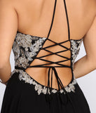 Imogen Metallic A-Line Dress