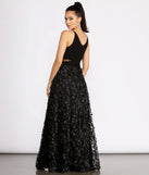 Amira Floral Applique A-Line Dress