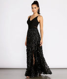 Amira Floral Applique A-Line Dress