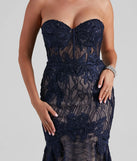 Julianna Strapless Lace Formal Dress