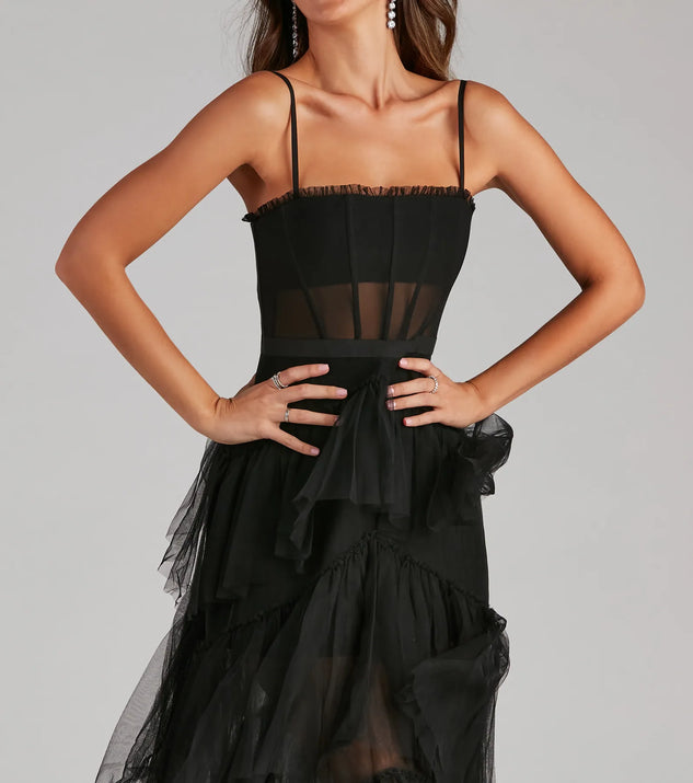 Laura Formal Tiered Tulle Dress | Windsor Laura Formal Tiered Tulle Dress | Windsor