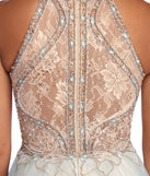 Shauna Beaded Tulle Ball Gown