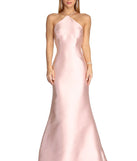Jasmine Embellished Satin Mermaid Dress