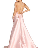 Jasmine Embellished Satin Mermaid Dress