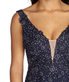 Amina Formal High Slit Chiffon Dress