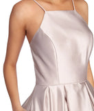 Harper Formal Satin Ball Gown