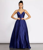Mary-Kate Satin Ball Gown