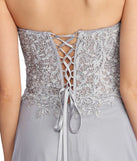 Payson Embroidered Chiffon Ball Gown