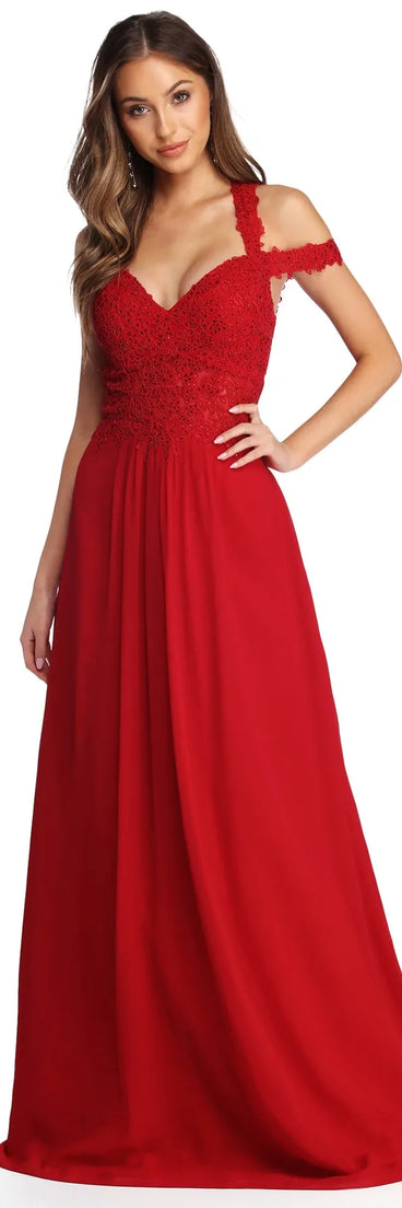 Cleo Formal Off The Shoulder Dress