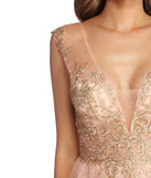 Maryanne Beaded Tulle Ball Gown