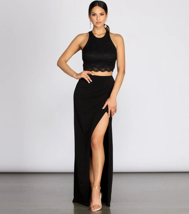 Maria Lace Two Piece Dress