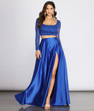 Dana Glitter Two Piece Dress