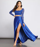 Dana Glitter Two Piece Dress