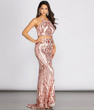 Alissa Formal Two Piece Sequin Dress