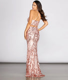 Alissa Formal Two Piece Sequin Dress