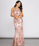 Alissa Formal Two Piece Sequin Dress