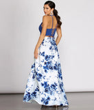 Alma Two Piece Satin & Crepe Dress
