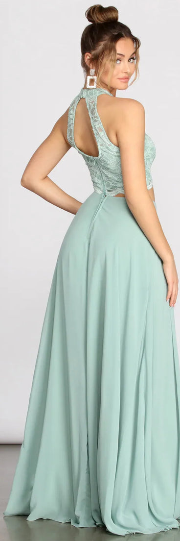 Cheryl Floral Two Piece Dress