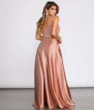 Eriko Glitter Lace Two Piece Satin Dress