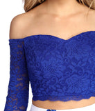 Aline Formal Floral Two Piece Dress