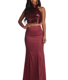 Ophelia Formal Sequin Two Piece Dress