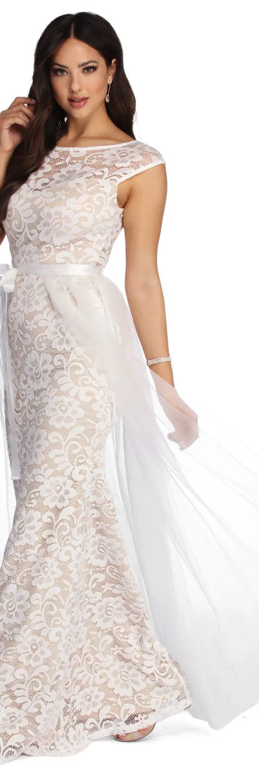 Allie Formal Floral Lace Dress