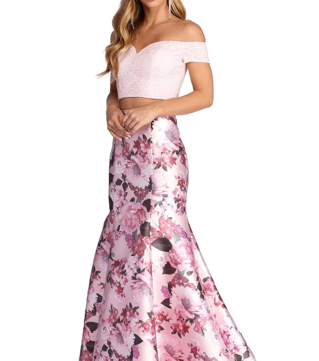 Mel Lace Two Piece Dress